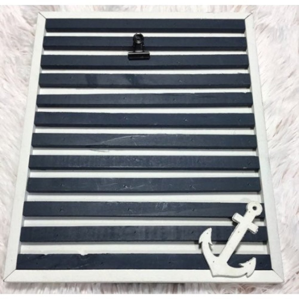 Hobby Lobby Nautica Wood Clip Picture Frame